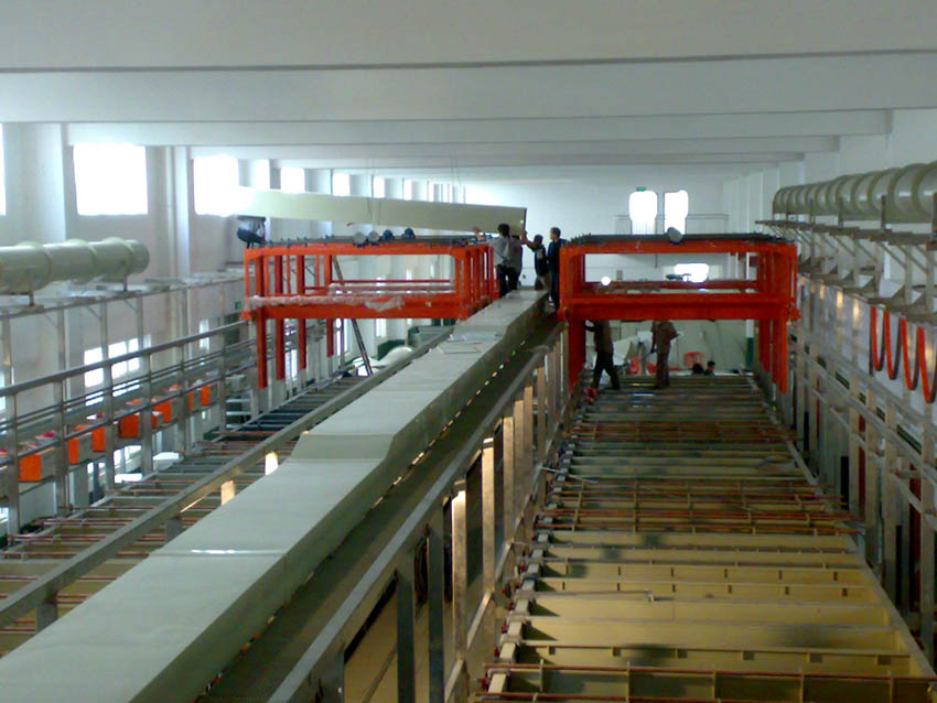 衛浴產品、鋁合金、鋅合金龍門式電鍍線